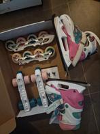 3 in 1 schaatsen, in-line skates en quad skates. Maat 35 tot, Ophalen, Verstelbaar, Zo goed als nieuw