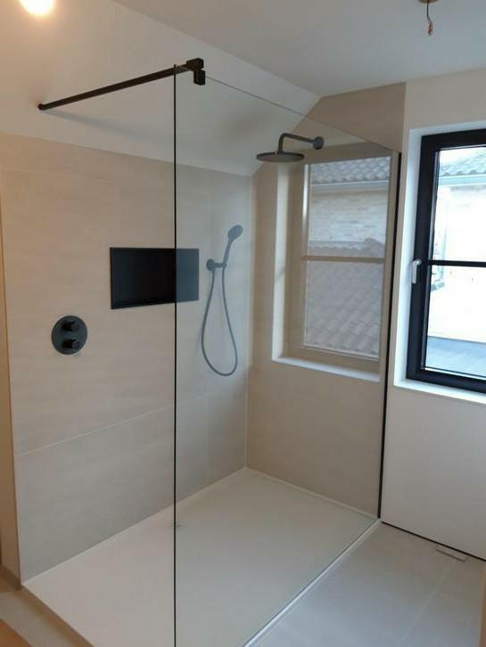 Glazenwand douche (nieuw), Huis en Inrichting, Badkamer | Complete badkamers, Ophalen