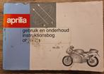 Manuel original de l'Aprilia RS 125 Ed.10-1998 (Ned/Meert.), Enlèvement ou Envoi, Aprilia