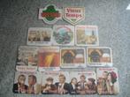 13 verschillende bierviltjes van Vieux Temps voor € 1,00, Ophalen of Verzenden, Zo goed als nieuw, Viltje(s), Overige merken