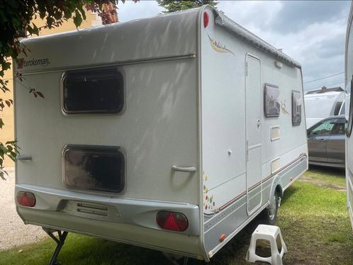 6 persoons,Sterckeman 470 met stapelbed, mover, tent,luifel, Caravans en Kamperen, Caravans, Bedrijf, Sterckeman, Koelkast, Ophalen