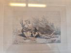 Gravure gesigneerd door Adrien de Witte 1876, Ophalen