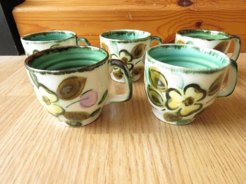 vintage Boch 5 petites tasses modéle in the mood, Antiek en Kunst, Antiek | Keramiek en Aardewerk, Ophalen of Verzenden