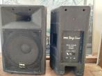 2 enceintes sono IMG Stage Line  PAB115 SW, Audio, Tv en Foto, Luidsprekerboxen, Gebruikt, 120 watt of meer, Front, Rear of Stereo speakers