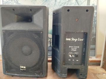2 enceintes sono IMG Stage Line  PAB115 SW beschikbaar voor biedingen
