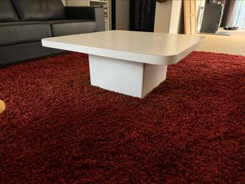 Design / retro salontafel 90x90x37 massief beschikbaar voor biedingen