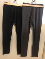 2 leggings zwart & donkergrijs Zara maat 164, Meisje, Gebruikt, Broek, Ophalen