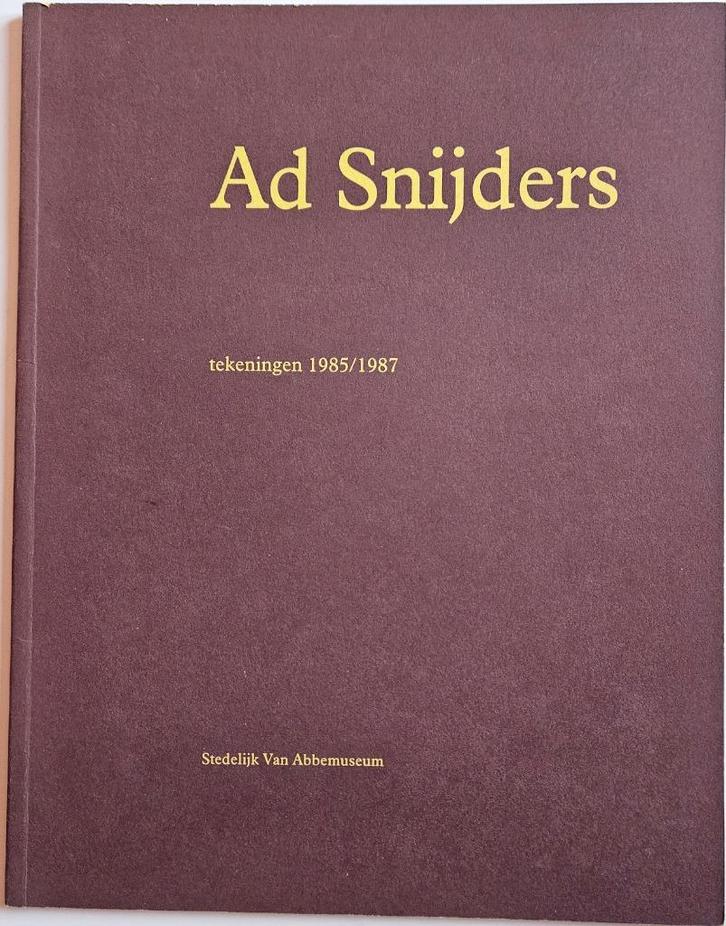 Ad Snijders - Tekeningen 1985/1987 - 1987 - 500 ex., Boeken, Kunst en Cultuur | Beeldend, Zo goed als nieuw, Schilder- en Tekenkunst