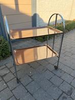 Vintage serveerwagen inklapbaar, Maison & Meubles, Accessoires pour la Maison | Étagères, Enlèvement, Utilisé