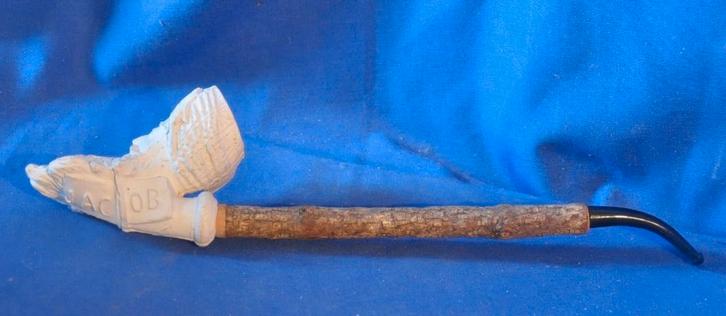 pipe jacob gambier en terre de pipe, Collections, Articles de fumeurs, Briquets & Boîtes d'allumettes, Comme neuf, Autres types