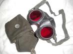 Kriegsmarine WH WL WM XX goggles AUER NEOPHAN bril in tas, Verzamelen, Militaria | Tweede Wereldoorlog, Overige typen, Marine