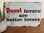Metalen reclamebord Duvel, Ophalen of Verzenden, Nieuw, Reclamebord, Plaat of Schild, Duvel