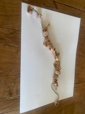 Pandora armband goud/rose beschikbaar voor biedingen