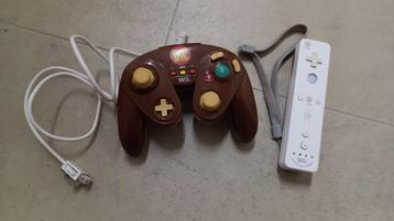 Nintendo Wii controller + Donkey Kong Wii controller beschikbaar voor biedingen