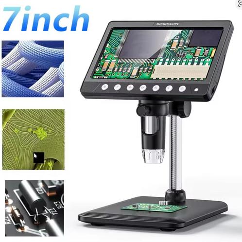 Microscoop digitaal IPS scherm 17.8 cm tot x1200 vergroting, Audio, Tv en Foto, Optische apparatuur | Microscopen, Nieuw, Ophalen of Verzenden
