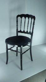Zwarte houten stoelen, Zakelijke goederen, Horeca | Meubilair en Inrichting, Gebruikt, Barinrichting, Ophalen