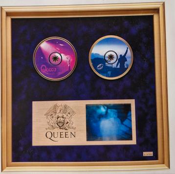 Queen genummerd collectors item in  kader met  CD'S  queen beschikbaar voor biedingen