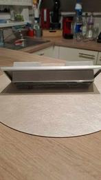 Plafonnier 2 spots carrés, Ophalen, Gebruikt, Glas