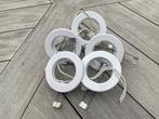 Witte inbouwspots, Huis en Inrichting, Lampen | Spots, Ophalen, Nieuw, Metaal of Aluminium, Inbouw