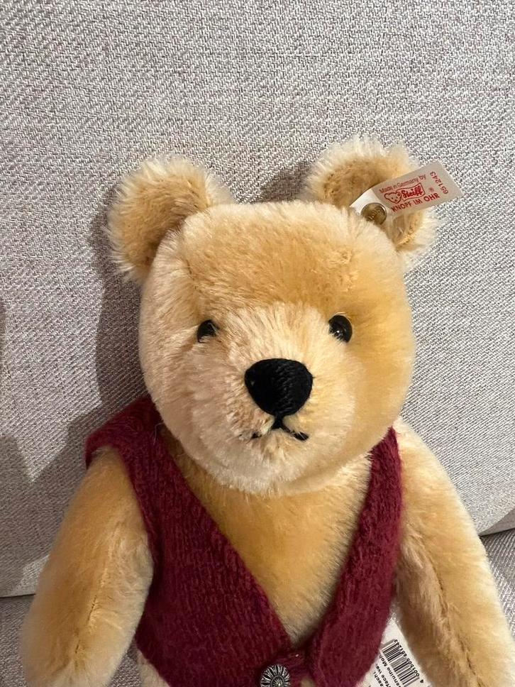 Steiff Winnie The Pooh 1994 Disney Convention, Verzamelen, Beren en Cherished Teddies, Zo goed als nieuw, Steiff, Ophalen of Verzenden