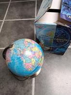 Decoratie: Wereldkaart, wereldbol, aarde, dag en nacht, dag, Huis en Inrichting, Woonaccessoires | Wereldbollen, Ophalen of Verzenden