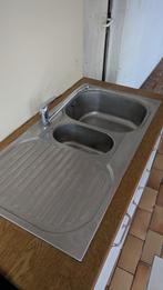 Inox gootsteen / afwasbak, Huis en Inrichting, Ophalen, Gebruikt