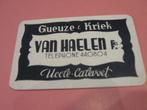 Oude losse speelkaart Gueuze & kriek Van Haelen (186), Verzamelen, Speelkaarten, Jokers en Kwartetten, Ophalen of Verzenden, Zo goed als nieuw