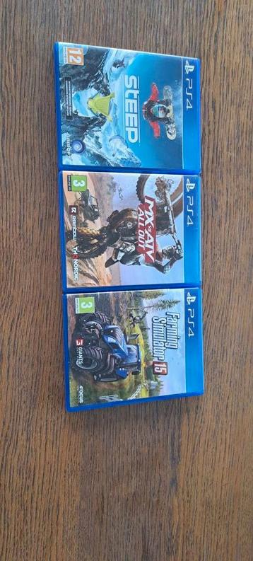 Te koop ps4 spelletjes disponible aux enchères