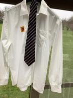 Chemise + cravate JCB, Vêtements | Hommes, Chemises, Tour de cou 43/44 (XL), Jcb, Comme neuf, Enlèvement