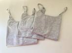 Grijze hemdjes - Hema - maat 134/140 - 3 stuks, Kinderen en Baby's, Kinderkleding | Maat 134, Nacht- of Onderkleding, Gebruikt