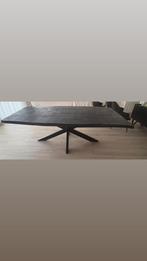 Table de salle a manger chêne noir 220x100x76, Maison & Meubles, Enlèvement, Comme neuf, Chêne