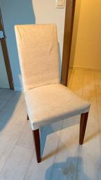 Stoel - Zes Stuks, Ophalen, Gebruikt, Wit, Stof