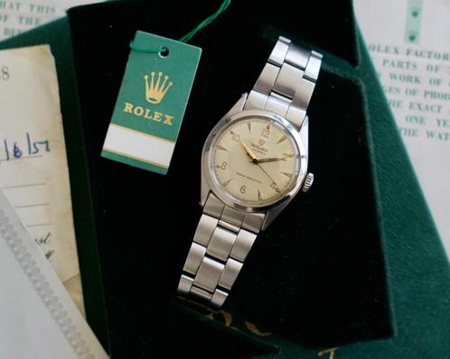 Rolex - Oyster (Ref.: 6082) COLLECTORS ITEM / FULL SET!, Handtassen en Accessoires, Horloges | Heren, Zo goed als nieuw, Polshorloge