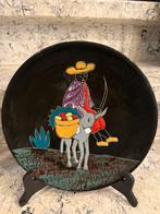 Vintage decoratief wandbord keramiek, Antiek en Kunst, Ophalen