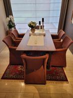 6 stoelen van Vincent Sheppard - Lloyd Loom, Osier ou Rotin, Rustiek, Comme neuf, Brun