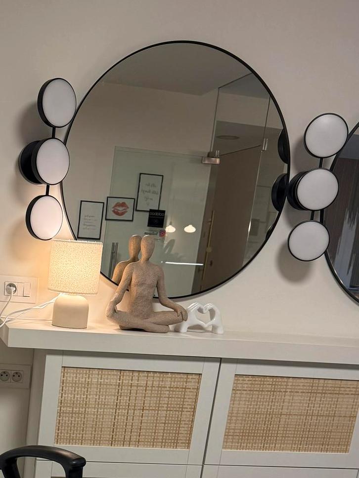 Ikea led wandverlichting, dimbaar, 6 stuks, Huis en Inrichting, Lampen | Wandlampen, Zo goed als nieuw, Metaal, Ophalen