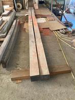 2 massieve eiken balken prijs is voor de 2 stuks, Doe-het-zelf en Bouw, Hout en Planken, Ophalen, Eiken, Balk