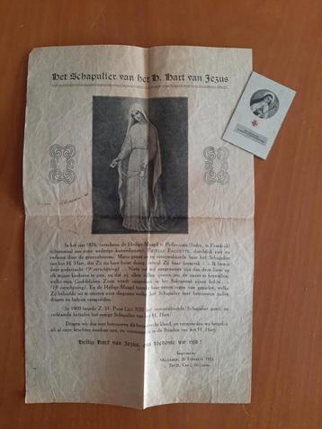 Schappulier van het heilig hart van Jesus beschikbaar voor biedingen