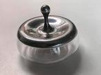 Glazen pot met deksel, design David Quan, Antiek en Kunst, Ophalen of Verzenden