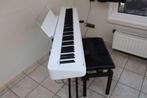 Casio Piano te koop, Muziek en Instrumenten, Piano, Hoogglans, Wit, Zo goed als nieuw