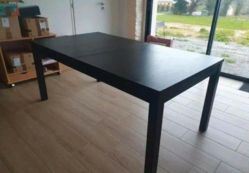 Table extensible Ikea Bjursta + chaises Stefan, Maison & Meubles, Tables | Tables à manger, Utilisé, Enlèvement