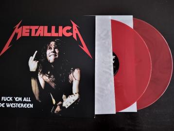 METALLICA - FUCK 'EM ALL WESTEREEN - 2 lp ROOD vinyl beschikbaar voor biedingen