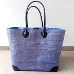 RUIME STEVIGE RIETEN WINKEL-STRANDTAS/SHOPPER JEANSBLAUW, Bijoux, Sacs & Beauté, Sacs | Sacs Femme, Enlèvement ou Envoi, Comme neuf