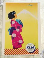 KLM Japan Luchtvaart affiche Reis Poster, Verzenden, Nieuw
