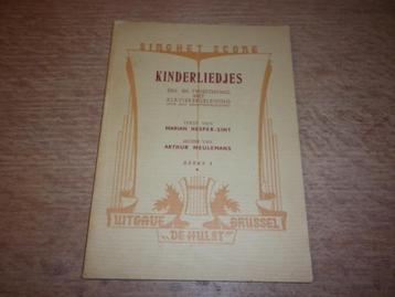 kinderliedjes - één-en tweestemmig met klavierbegeleiding beschikbaar voor biedingen