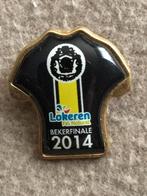 Sporting Lokeren, badge / pin bekerfinale 2014, Sport, Ophalen of Verzenden, Speldje of Pin, Zo goed als nieuw