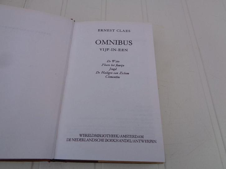 Ernest Claes omnibus 5 in een, Boeken, Literatuur, Gelezen, Ophalen of Verzenden