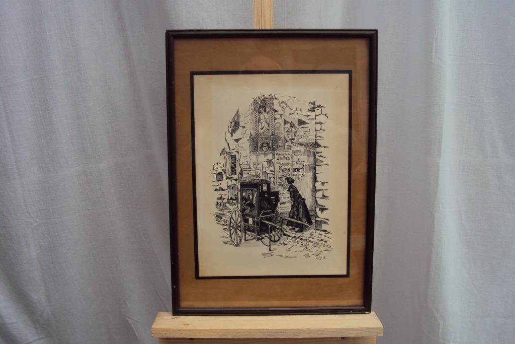 pentekening, Ophalen