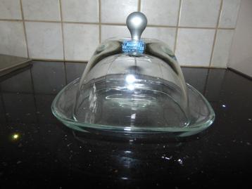 Schaaltje met deksel in kristal Caldier Glass Italy beschikbaar voor biedingen