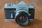 Nikon F DE-1 + NKJ Nikkor - 0 Auto 35mm f2 zonder Ai, Audio, Tv en Foto, Ophalen of Verzenden, Gebruikt, Spiegelreflex, Nikon